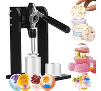 Bath Bomb Press Machine 2 Pcs 1.8 inches Bath Bomb Molds with Surprise Inside for DIY Shower Steamer Shampoo Bar Gifts