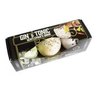 Bath Bomb Set | Gin & Tonic | H7cm x W20.5cm x D7cm | Pack of 3