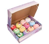 Bath Bombs, Advent Calendar for Girls 12Pcs Plant-Based Essence Christmas Bath Bomb Advent Calendar with Long-Lasting Fragrance Christmas Gifts for Kids