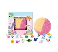 Bath Bombs, Colorful Fizzy with Toy Inside, 4.5x4.5cm, Bath Fizz Balls, Bubble Baths Balls, Moisturising Spa Experience, for Children Girls Boys 3+ Family Holiday and Birthday Parties