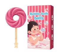 Bath Bombs - Cute Lollipop Shape | Bubble Steamer with Handmade Scented Tablets | Children's Spa Gift for Birthday, Relaxation, Summer, Self-Care, Stocking Filler, Girls and Urla