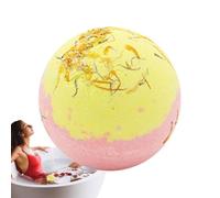 Bath Bombs for Children, Bath Salt Balls with Dried Flowers - Bath Salt Balls, Bubble Bath, Carbonated, Moisturising, Naturally Scented Bath Oil Ball, Bath Gift for Children for