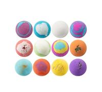 Bath Bombs for Kids 12-Pack - Gentle Cleansing with Surprise Effect | Fizzing Bath Balls with Moisturizing Care | for Girls & Boys Ages 3+ | for Daily Bathing, Medium Scent & Hydrates, 4.5cm