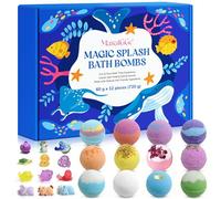 Bath Bombs for Kids, 12Pcs Bath Bombs with Toys Inside, Bubble Bathbombs Gift Set for Women, Home Spa for Her/Him, Wife,Girlfriend on Birthday, Christmas