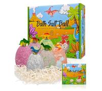 Bath Bombs for Kids, 6 Pack Boys Bath Bombs with Surprise Dinosaurs Toys Inside, Natural Handmade Organic Natural Fizzy Bath Fizzies Set, Gift Set for Kids, Children, Boys Girls