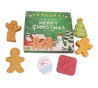 Bath Bombs For Kids 6 Pack Christmas Toddler Bath Bomb Set With Cute Festive Designs