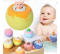 Bath Bombs for Kids,Handmade Natural Bath Bombs with Toy Inside,Organic Natural BathBombs for Kids with Mega Bubbles & Surprise Inside,Skin-Friendly Bathing Bath Fun Magic BathBombs Birthday Gift