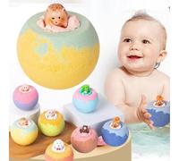 Bath Bombs for Kids,Handmade Natural Bath Bombs with Toy Inside,Organic Natural BathBombs for Kids with Mega Bubbles & Surprise Inside,Skin-Friendly Bathing Bath Fun Magic BathBombs Birthday Gift