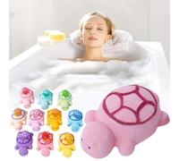 Bath Bombs for Kids, Scented Turtle Bath Bombs,Handmade Natural Clean Shower Bomb, Great Christmas, Holiday & Birthday Gift for Boys Girls Kids Toddlers,Easter Basket Stuffers (Pink 1pcs)