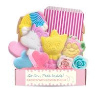 Bath Bombs for Kids with Fun Soaps - Unicorn, Rainbow & Bath Time Gift Set