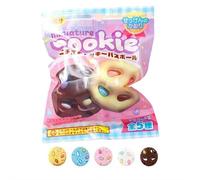 Bath Bombs for Kids with Surprise Inside,Natural & Organic Fruit and Flower Scented Bubble Bath with Random Toy Inside,Moisturizing Bathbombs Fizzy Birthday Gifts for Girls Boys 3+ (Cookie)
