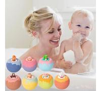 Bath Bombs for Kids with Surprise Inside,Natural & Organic Fruit and Flower Scented Bubble Bath with Toy Inside, Moisturizing Bathbombs Fizzy Birthday Gifts for Girls Boys 3+ (7pcs)