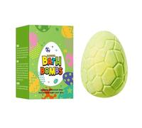 Bath Bombs for Kids, with Surprise Toys Inside, 8x5.6x5.6cm, D-ino Egg Bath Bombs, Fizzing Dinosaur Egg, Colorful Body Cleanser, for Spa Travel Bathroom Hotel Bathtub Boys and Girls Home Play
