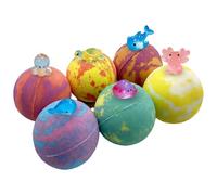 Bath Bombs for Kids with Toy Inside, 6 Pack Colorful Bubble Bath for Kids, Glow-in-the-Dark Ocean, Bombs Set