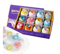 Bath Bombs Gift Set 12pcs Bubble Bath Bombs, Natural Spa Fizzies Baths Ball Perfect for B-ubble and Spa Baths, Birthday Mothers Day Gift Idea for Her/Him, Wife, Girlfriend