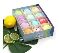 Bath Bombs Gift Set,12pcs Handmade Fizzy Bubble Bath Bombs,Ideal Present for Women, Girls, Birthday Mothers Day Gifts Idea,for Bubble and Spa Bath, Natural Organics Bath Bombs