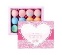 Bath Bombs Gift Set for Women, 12Pcs Bubble Bath Balls with Natural and Organic Ingredients, Moisturize Skin for Festival, Daily Bath Gifts for Women and Girls (B)