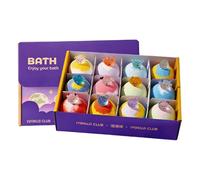Bath Bombs -Luxury Bath Collection, Fragrance Cleansing Salt Balls, | Adult Bubble Foam Set, 12 Piece Aromatic Relaxation Soak, Skin Softening Formula for Home, Travel, Self Care Routine & Women