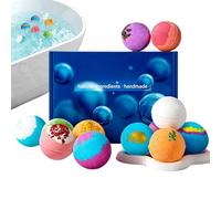 Bath Bombs - Natural Bath BombSet, Foaming Gift Set 12 Organic & Natural Handcrafted EssentialOils Relaxation and Stress Relief Fizzy Balls Ideal Birthday Gift for Women, Wife, Girlfriend, Mother