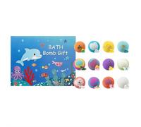 Bath Bombs with Surprise Inside,12Pack Ocean Surprise Toy Bath Bomb Set,Fizzy & Ocean BathGift Bubble Set,Dinosaur Theme Egg