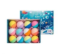 Bath Bombs with Surprise Inside, Organic All Natural Bath Bombs Gift, Natural Bubble Treasure Gift Set with, Surprise Inside 12 Pcs Toys