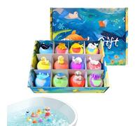 Bath Bombs with Toys Inside, 12 Pcs Natural Sea Salt Bath Bombs Gift Set for Kids, Bubble Bathing Balls Toy for Children
