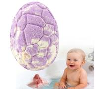Bath Bombs with Toys Inside, Dinosaur Bath Bombs, Bubble Bat-h Gift Set, Perfect Birthday Easter Gifts for Kids (Lavender)