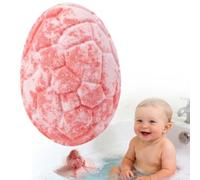 Bath Bombs with Toys Inside, Dinosaur Bath Bombs, Bubble Bat-h Gift Set, Perfect Birthday Easter Gifts for Kids (Rose)