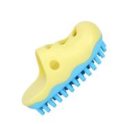 Bath Brush - Bath Brush Scrubber | Dog Grooming Brush | Massage Brush | Unique Slipper Shaped Shampoo Brush | Soft Plum Blossom Bristles Bath Supplies For Long & Short Haired DogsCats Pet Supplies