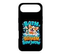 Bath Brush Bow Wow Corgi Dog Groomer Pet Salon Case for iPhone Air