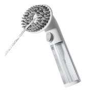 Bath Brush for Dogs - Massage Silicone Shampoo Accessories - Bath Brush for Cats with Hair Scrubber for Cleaning Long and Short Hair for Shower and Washing When Changing Fur to Remove Lo