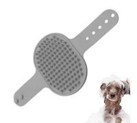 Bath Brush for Dogs - with Adjustable Ring Handle for Bathing | Shower Brush Comb with Shampoo - for Long and Short Haired Pets, Daily Care in the Shower