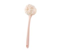 Bath Brush,Long Handle Back Scrubbing Tool,Two-in-one Head (with Hanging Hole),Suitable Different Groups of People(Color1)