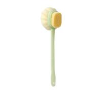 Bath Brush,Long Handle Two-in-one Soft,Back Cleaning Tool,Wet and Dry Use,to Meet The Needs of Different People(Green)