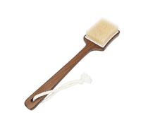 Bath Brush,Long-Handled Beech Wood Shower,Back Cleaning Tool,Strong Mud Removal, Scrubbing Without Help