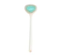 Bath Brush, Long-Handled Cleaning Tool, Flexible Bristles That Do Not Shed, Suitable for People Living Alone(White)