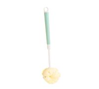 Bath Brush,Long-Handled Cleaning Tool,Two-in-one Back,Retractable Handle,Suitable for People Living Alone(Green)