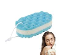 Bath Brush Rubbing Towel - Ergonomic Bathing Towel,Soft Bathing with Wave Texture Design for Family Friends