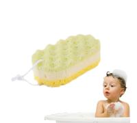 Bath Brush Rubbing Towel Three-Layer Foam Rub Soft Bathing Towel | Ergonomic for Birthday Easter Valentine's Christmas