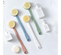 Bath Brush, Shower Brush with Long Handle Comfy Bristles,Bath Back for Wet orDry Body Brushing
