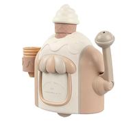 Bath Bubble Ice Cream Maker - 2026 New Foam Machine, Strong Suction Cup Interactive Fun, Preschooler Handheld Activity | Boys Girls Children 3-6 Years Home Bathroom Tub Shower Room 23x20.5x8cm