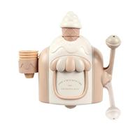 Bath Bubble Ice Cream Maker Cute Hand Crank Wall Mount Pretend Play