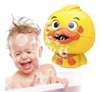 Bath Bubble Machine - Cute Duck Shape Bubble Blower with Music,Bath Toy Bubble Machine with 3 Suction Cups,For Kids, Home, Bathroom, Bathtub, Shower And Washing