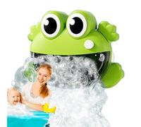 Bath Bubble Machine - Wall Mount Toy | The Bath 'Frog Alligator | Bath Playset That Generates Colorful Bubbles, Interatt Sensory Toy