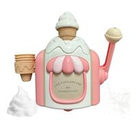 Bath Bubble Maker Ice Cream Bubble Maker with Button No Fall for Water Shower 1-3 Years Bubble Machine for 3 4