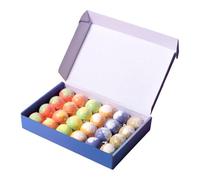 Bath Bubble Set - 24 Piece Carbonated Skincare Set Portable - Relaxing Spa for Home Bathroom Bath Camping Travel Vacation Use Aqua Luxury Pack UK X Fresh Pure Ultra S