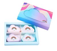 Bath Bubbles for Adults Rainbow Colors Gentle Body Relaxing Cleanser