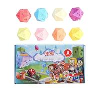 Bath Bubbles for Adults - with Dice Toy Hydration Cleansing Sea Salt Ball | Scented Bubble Bath Ball Foam,for Women Mom Men Grandma Girls Youth Family Dry Skin Home Travel