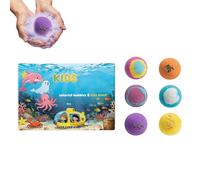 Bath Bubbles for Adults - With Perfume Cleansing Toy - 6 Pieces of Bath Foam for Women, Men, Granny, Girls, Young, Family, Home, Travel