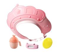 Bath Cap - Bath Visor with Water Temperature Gauge and Shampoo Cup | Shampoo Cap with Shampoo Brush, Makes the Kids Bath More Fun